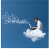 Businessman works over a cloud.jpg