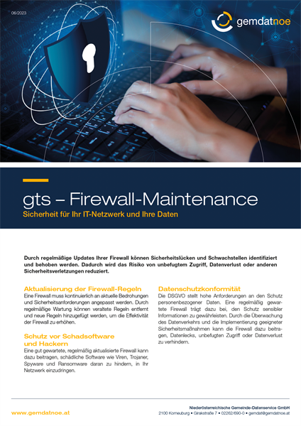 Firewall-Maintenance