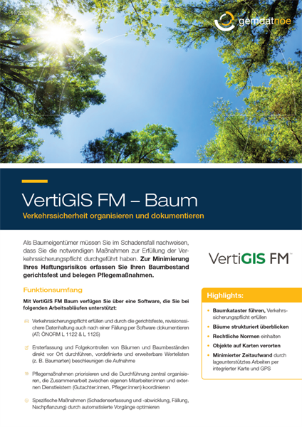 VertiGIS FM Baum