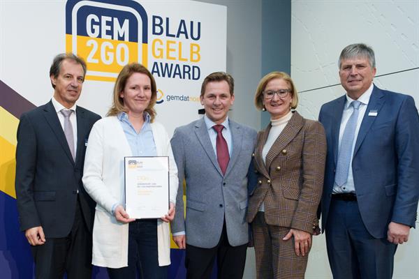 GEM2GO Blau-Gelb-Award 2023